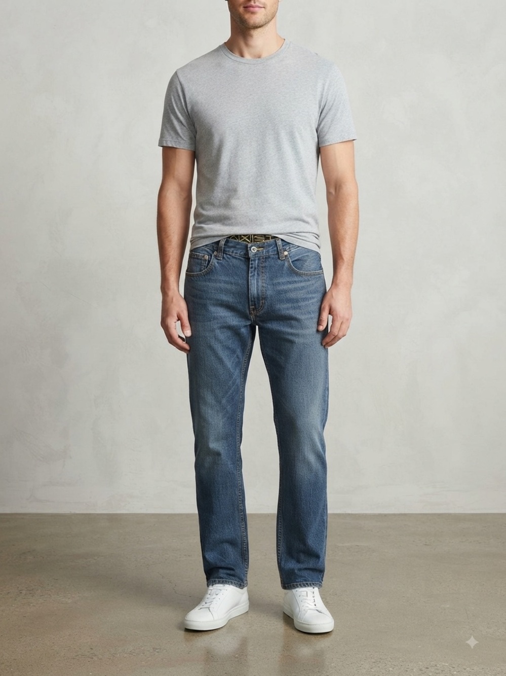 Axist Men's Straight-Leg Blue Jeans 36W 29L